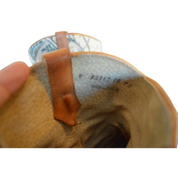 Seychelles Floral Tapestry Leather Point Toe Western Cowboy Boots Women's Size 9 - Picture 9 of 9